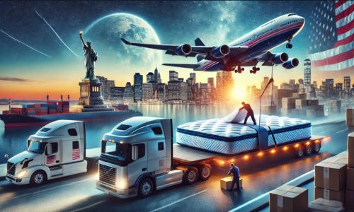 Gửi nệm đi Mỹ