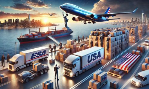 Gửi quần áo, giày dép sang Mỹ