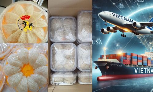 Gửi yến sào đi Mỹ